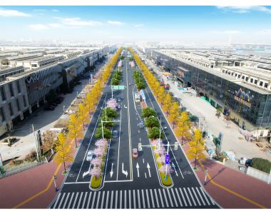 華南城文明創(chuàng)建市政道路及附屬設施改造